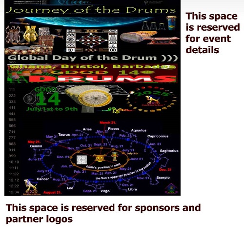 Global Day Of The Drum (GDOD) 14th Edition Set To Hold From 1st-9th July,2025 In Bristol,England!