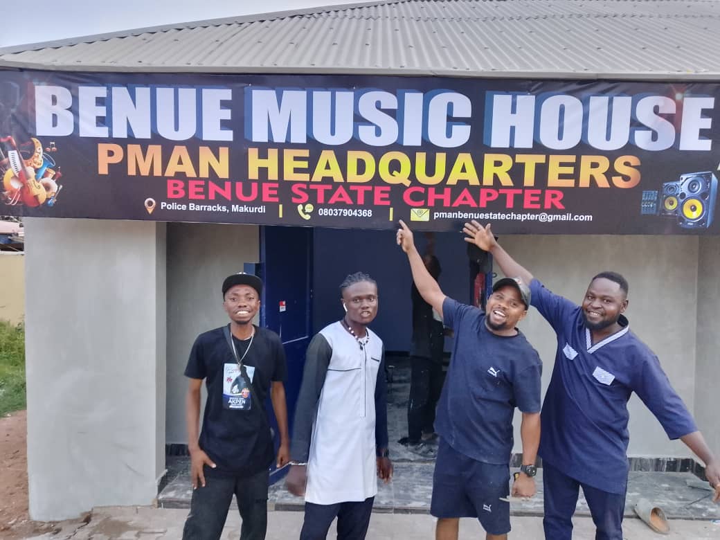 ‎LEGENDARY BENUE MUSIC ICON DONATES BRAND NEW SECRETARIAT TO PMAN BENUE STATE CHAPTER